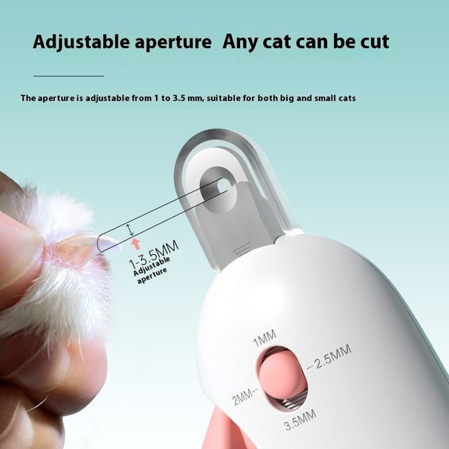 Cat Nail Scissors with Gravity Push Design – Safe & Easy Pet Nail Clippers for Cats