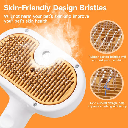 3-in-1 Pet Grooming Brush (Hair Removal & Massage)