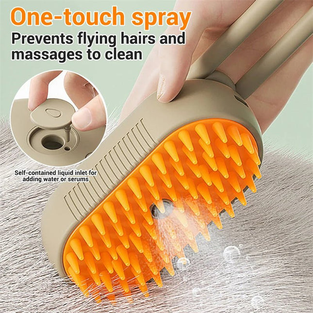 Electric Pet Care Brush - Groom, Massage, Remove Hair - Strenzia.com