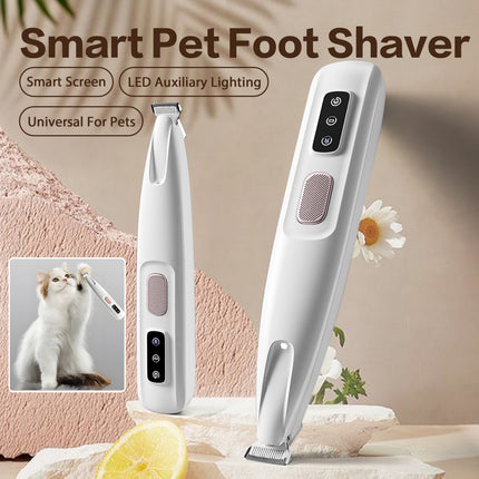 2025 Rechargeable Pet Paw Trimmer – Quiet, Cordless, Waterproof Clippers with LED | Professional Home Grooming Kit for Pets
