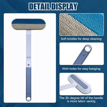 4-in-1 Multifunctional Pet Hair Removal Brush – Dog & Cat Hair Cleaner for Clothes, Sofa & Window Screens