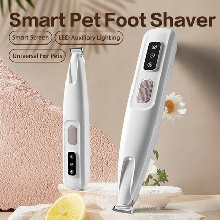 2025 Rechargeable Pet Paw Trimmer – Quiet, Cordless, Waterproof Clippers with LED | Professional Home Grooming Kit for Pets