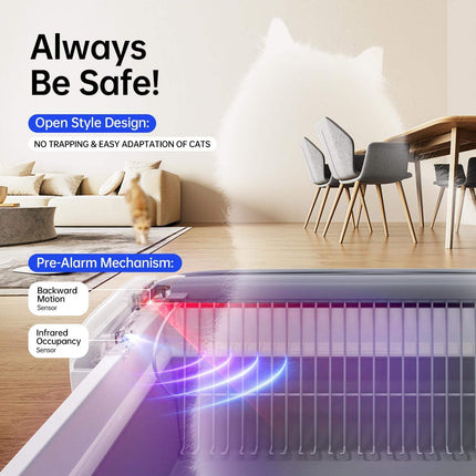 Automatic Self-Cleaning Cat Litter Box – Smart Open Design for Easy Cat Care | Modern Cat Products