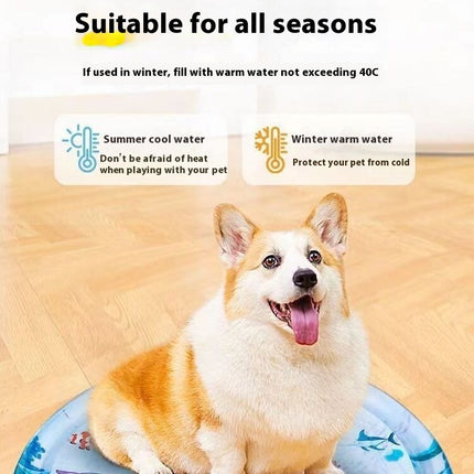 Ultimate Summer Cooling Dog Mat | Water Ice Pet Bed Cushion for Cats & Puppies