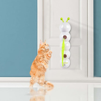 Smart Motion-Activated Teasing Cat Toy – Rechargeable Interactive Pet Toy with Wiggling Tail for Active Kittens