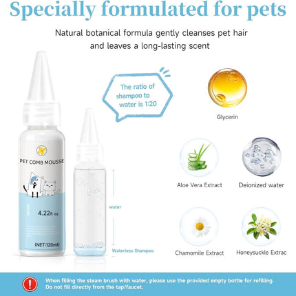 3-in-1 Pet Grooming Brush (Hair Removal & Massage)