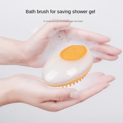 2-in-1 Pet Bath Brush – Soft Silicone Dog & Cat Grooming Comb | SPA Massage Shower Brush for Easy Pet Cleaning