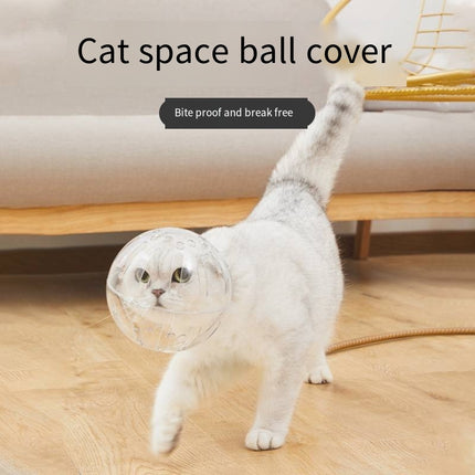 Cat Muzzle Protective Space Hood – Breathable Anti-Bite & Anti-Lick Mask for Bathing and Grooming, Small Pet Supplies