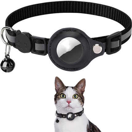 Waterproof Reflective Airtag Holder Collar – Protective Case for AirTag | Nylon Pet Collar for Cats & Dogs, Kitten & Puppy