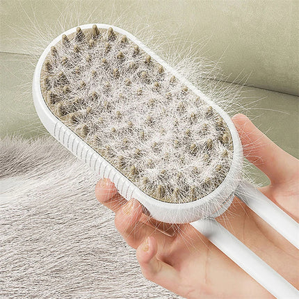 3-in-1 Cat & Dog Steam Brush – Electric Spray Hair Brush, Pet Grooming Comb, Massage & Hair Removal for Cats and Dogs