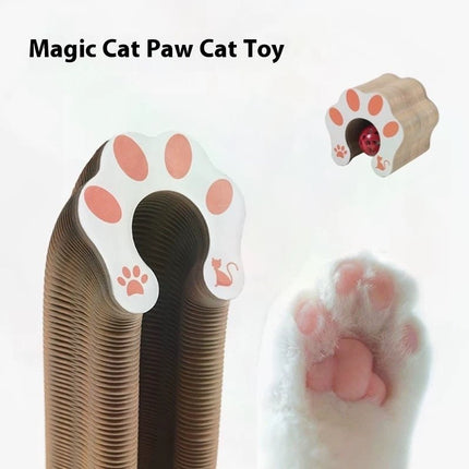 Folding Cat Scratcher - Fun & Interactive Foldable Cat Toy - Strenzia.com